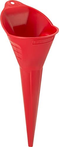 FloTool Automotive Funnel for Gas, Oil, Transmission, Coolant and Other Fluids, with QuickFill Technology & Splash Guard (10718WR)