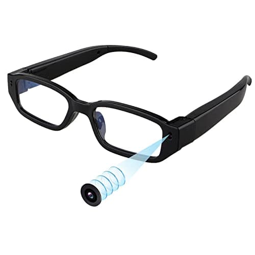 KONLEYA Camera Glasses HD 1080p Fashion Recording Glasses Mini Smart Glasses with Camera for Outdoor Sports Driving, Hiking, Fishing, Riding