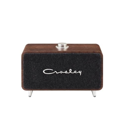 Crosley CR3049A-WA Stanza Portable Rechargeable Bluetooth Speaker, Walnut