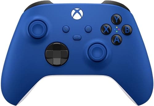 Xbox Wireless Gaming Controller (2025) – Shock Blue – Play on Xbox, Windows, Android, iOS, FireTV Sticks, Smart TVs, VR Headsets