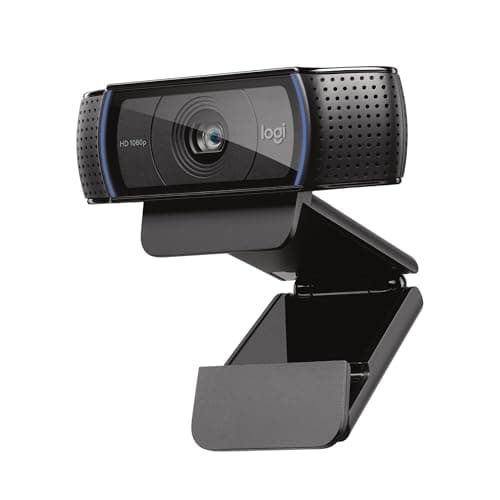 Best Webcams #9 from Logitech Logitech C920x HD Pro PC Webcam, Full HD 1080p/30fps Video, Clear Audio, HD Light Correction, Works with Microsoft Teams, Google Meet, Zoom, Nintendo Switch 2’s new GameChat mode, Mac/Tablet- Black