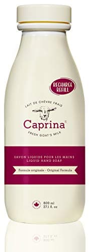 Caprina by Canus Liquid Hand Soap Refill, With Fresh Canadian Goat Milk, Original, 27.1 Fl Oz