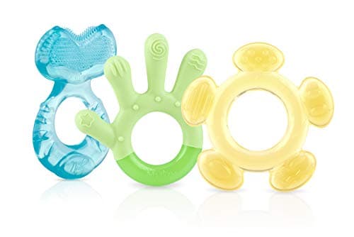 Nuby 3 Step Soothing Teether 3 Piece Set- Assorted Color