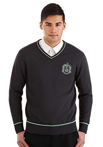 Fun Costumes Harry Potter Slytherin Uniform Sweater for Adults - M