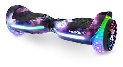 Hover-1 i100 Electric Self Balancing Scooter - 7MPH Top Speed, 6 Mile Range, 5HR Full-Charge, Built-In Bluetooth Speaker, Rider Modes: Beginner to Expert