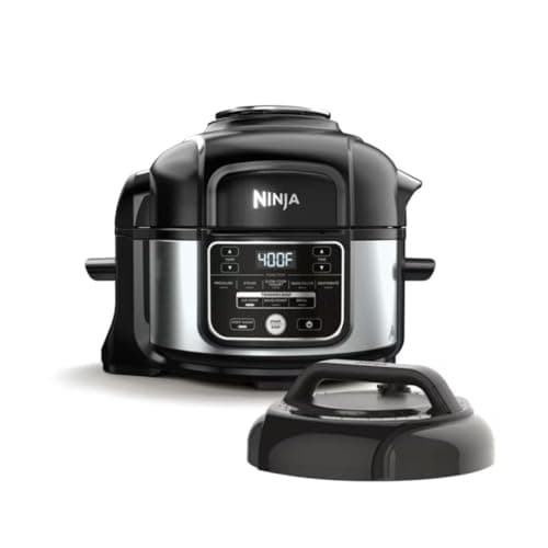 Ninja Foodi 10-in-1 Pressure Cooker, 5-Quart, Stainless Steel Multi-Cooker – Air Fry, Steam, Bake, Roast, Broil, Dehydrate & More, All-in-One Programmable Cooker