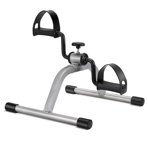 Pedal Exercise Mini Exercise Bike for Leg and Arm Recovery Exercise Lightweight and Portable Floor Bike