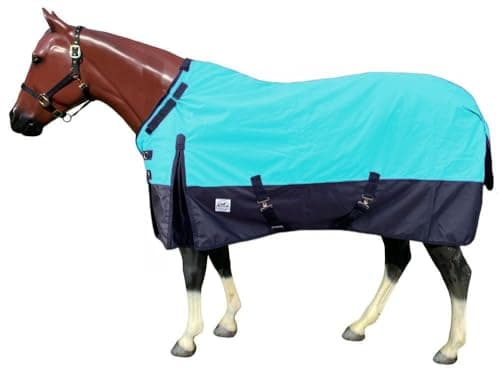 Rugged Ride 1200 Denier Heavyweight Waterproof Turnout Blanket w/Adjustable Neck - 400 gram Fill