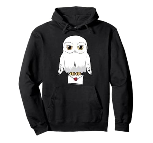Harry Potter Hedwig Cute Cartoon Portrait Pullover Hoodie