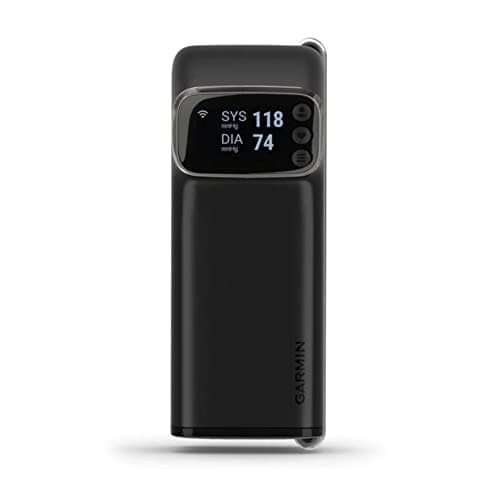 Garmin Index™ BPM, Smart Blood Pressure Monitor, FDA-Cleared Medical Device, Easy-to-Use with Built-in Display Adjustable