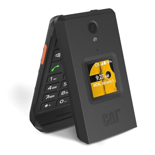 S22 Smart Flip Phone (16GB) 2.8" Touchscreen Rugged Cell Phone Android 11, IP68 Water Resistant, 4G LTE GSM Single Nano Slot, Come with Speedtalk SIM Card, Compatible with T-mobile, AT&T (Black)