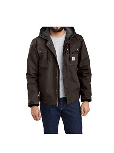 Carhartt Men's Bartlett Jacket (Regular and Big & Tall Sizes), Dark Brown, Large