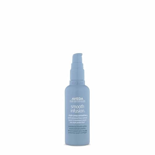 Aveda Smooth Infusion Style-Prep Smoother | Leave-In Anti-Frizz Serum | 72-Hour Frizz Defense & Control | Heat Protectant | 98% Naturally Derived*, 3.4 Fl Oz