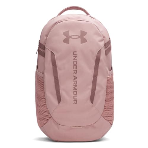 Under Armour Unisex Hustle 6.0 Backpack, (673) Tourmaline Pink/Tourmaline Pink/Maroon Mist, One Size Fits Most