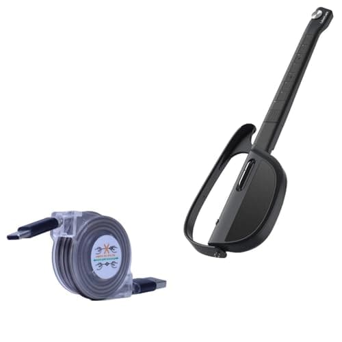 BoxWave Cable Compatible with LiberLive C1 Stringless Smart Guitar - miniSync - USB-A to USB Type-C, Retractable Cable 5 Pre-Set Lengths Avoid Tangles