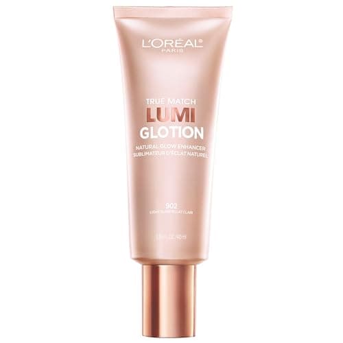 L'Oreal Paris Makeup True Match Lumi Glotion, Natural Glow Enhancer, Illuminator Highlighter, Bronzing Drops For a Sun-Kissed Glow, 902 Light