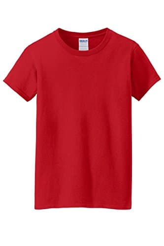 Gildan Unisex Blank Tee, G5000 Red