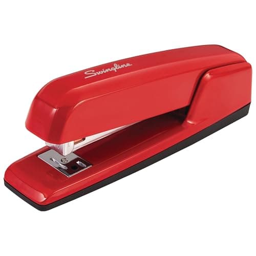 Swingline Stapler, 30 Sheet Capacity, 747 Business Stapler, Jam Free, Metal, Rio Red (74736)