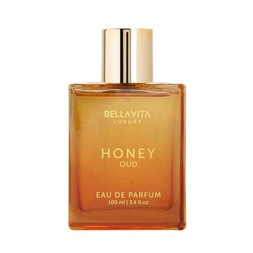 BellaVita Luxury Honey Oud Eau de Parfum (3.4 fl. oz.) | Patchouli, Vanilla, Bergamot, Floral & Spicy + Made with Clean & Vegan Essentials Oils + Cruelty Free | Long-Lasting Unisex Fragrance