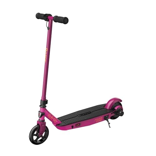 Razor Power Core XLR90 Electric Scooter for Kids Ages 8+, 120lb Max Weight, Magenta – 10 Mph, 40-Min Run Time, Thumb-Activated Throttle, 2 Tires