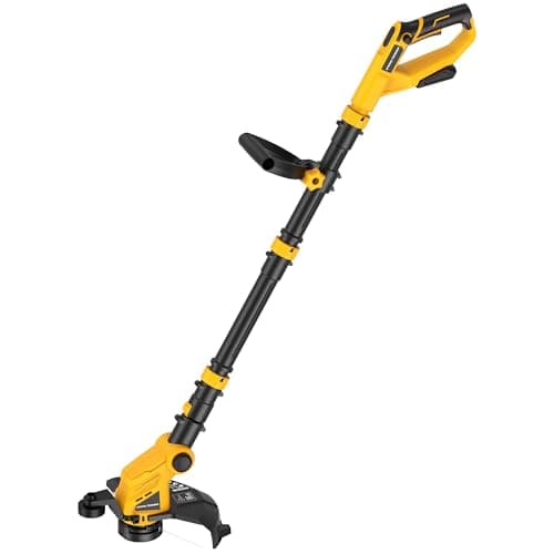 Cordless String Trimmer Compatible with Dewalt 20V Max Battery 3 in1 Weed Wacker with Auto Line Feed, 12" Electric Weed Eater/Edger Trimmer/Mower, String Trimmers for Lawn Garden Pruning(Tool Only)