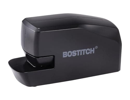 Bostitch Office Portable Electric Stapler, 20 Sheets, AC or Battery Powered, Black (MDS20-BLK)