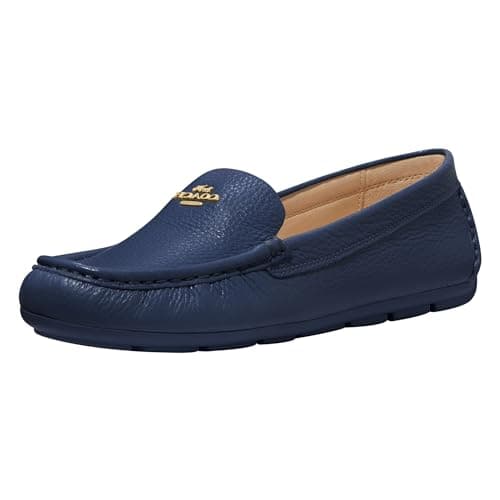 COACH Women's Flats Marley Driver, Color True Navy, Size 7.5