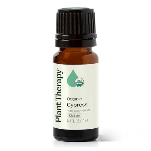 Plant Therapy Organic Cypress Essential Oil 10 mL (1/3 oz) 100% Pure, Undiluted, Therapeutic Grade