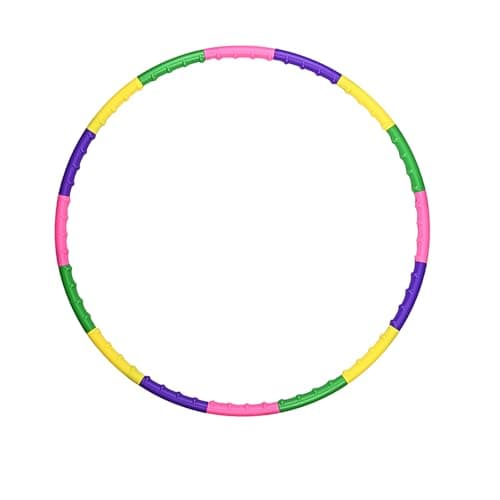 Adjustable Hula Hoop for Kids & Adults, 12-16 Detachable Sections Exercise Hoop, Beginner Fitness & Fun Weighted Hoop, Durable Plastic Hoops for Indoor & Outdoor Play, Gift for Girls & Boys