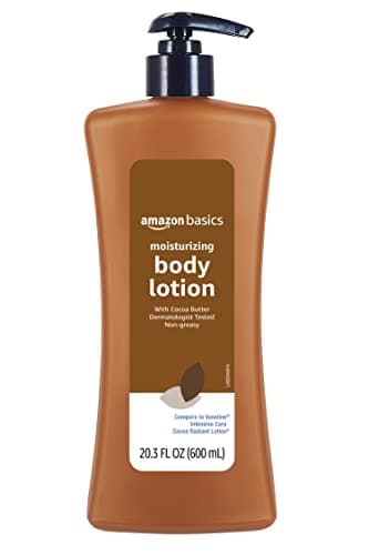 Amazon Basics Cocoa Butter Body Lotion, Lightly Scented, 20.3 Fl Oz, Pack of 1