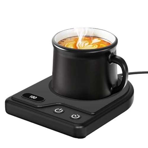 Mug Warmer,Coffee Mug Warmer with 3 Adjustable Temperature Settings,Coffee Warmer with 2-12H Auto Shutoff Functions,Easy to Clean Mug Heater for Desk,Grandma Gifts for Mothers Day