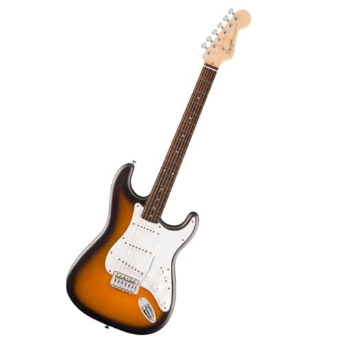Fender Squier Debut Series Stratocaster Electric Guitar, Beginner Guitar, with 2-Year Warranty, Includes Free Lessons, 2-Color Sunburst with Matte Finish