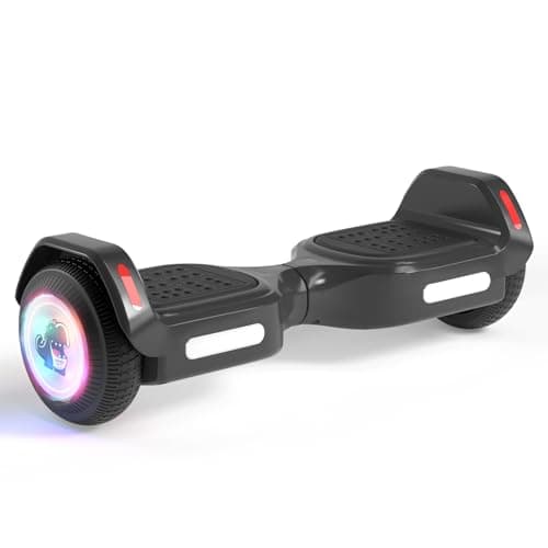 SIMATE 6.5" Bluetooth Scooter, LED Lights & APP & Music Speaker, Long Battery Life, Gifts for Kids & Adults & Girls & Boys, for All Ages