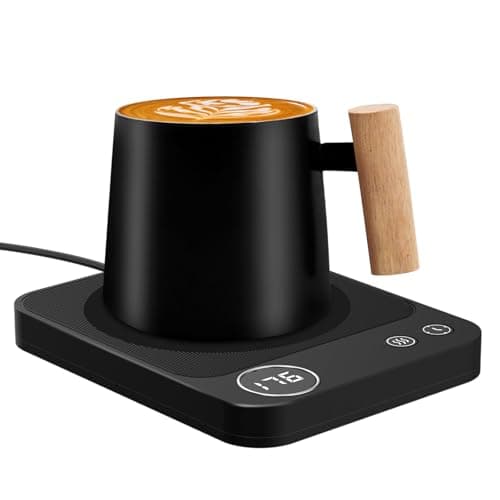 Mug Warmer, 3-Temperature Coffee Mug Warmer, Coffee Warmer with 2-12H Auto Shut Off, Electric Smart Mug Warmer for Desk Digital Display, Portable Coffee Cup Warmer for Milk Tea Hot Chocolate(No Cup)