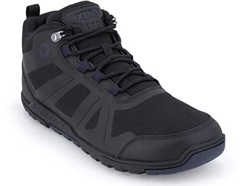 Xero Shoes Men's DayLite Hiker Fusion Boot - Lightweight Hiking or Everyday Boot, Black, 7