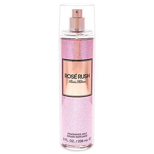 Paris Hilton Rose Rush Body Spray for Women | Floral and Fruity Fragrance | Notes of Rose Petals, Papaya and Amber | Feminine, Flirty and Long-Lasting | 8 Oz