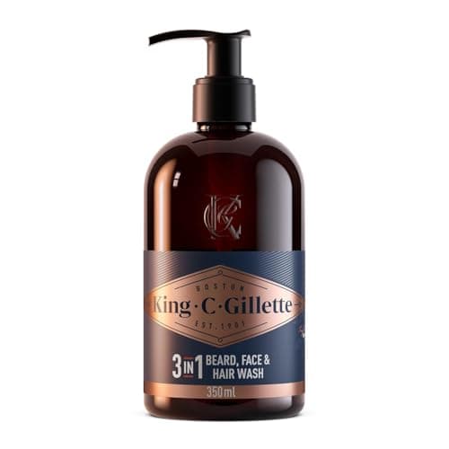 Best Beard Washes #6 from King C. Gillette King C. Gillette Beard Wash, Mens Face Wash, 11 oz, Infused with Argan Oil and Avocado Oil to Cleanse Hair and Skin