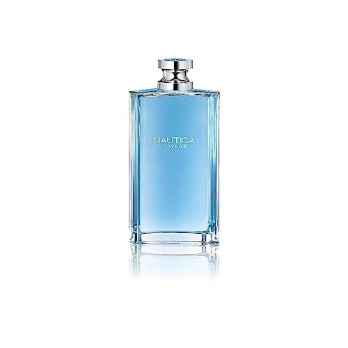 Nautica Voyage Eau De Toilette, Cologne and Fragrance For Men, Fresh, Romantic, Fruity Scent Woody, Aquatic Notes of Apple, Water Lotus, Cedarwood, and Musk Ideal Day Wear, Long Lasting 6.7Fl oz