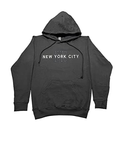 Activa Apparel New York City NYC Embroidered Hoodie Black Large