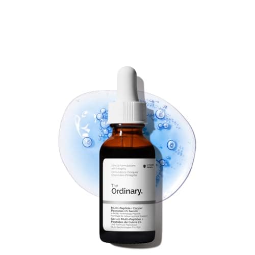 The Ordinary Multi-Peptide + Copper Peptides 1%, Anti-Aging Serum for Fine Lines and Skin Elasticity, 1 Fl Oz