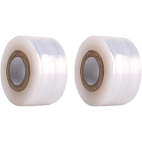 Garden Grafting Tape Plant Repair Tapes 3cm, Stretchable Self-Grafting Clear Film for Fruit, Floral, Tree and Plants (2 PCS)