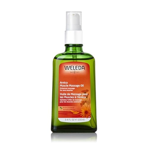 Weleda Arnica Muscle Massage Oil, 3.4 Fluid Ounce, Plant Rich Massage Oil with Birch, Sunflower and Olive Oils