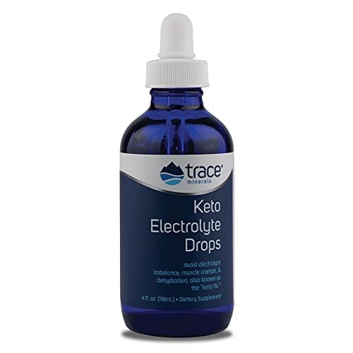 Trace Minerals Keto Electrolyte Drops - Keto Fitness Supplement for Electrolyte Balance - Supports Energy Levels & Muscle Health - Gluten-Free & Sugar-Free- Vegan - Unflavored - 4 fl oz (24 Servings)