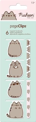 Pusheen The Cat Magnetic Page Clips (6-Pack) Stationery