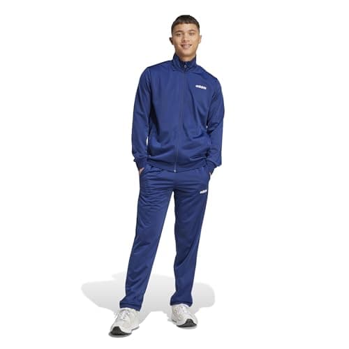 adidas Men's Train Linear Track Suit, Dark Blue, Large