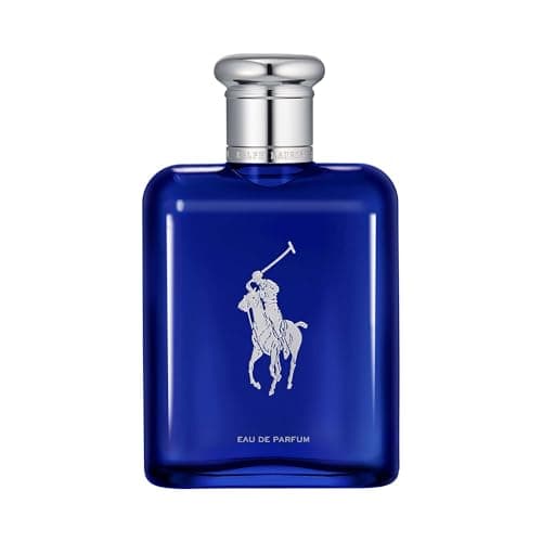 Ralph Lauren Fragrances Polo Blue - Eau de Parfum - Men's Cologne - Aquatic & Fresh - With Citrus, Bergamot, and Vetiver - Medium Intensity - 4.2 Fl Oz