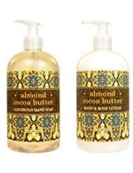 Greenwich Bay Trading Hand Soap & Hand and Body Lotion, 16 Ounce Bundle Set, Almond Cocoa Butter, 1.0 Count (Pack of 2)