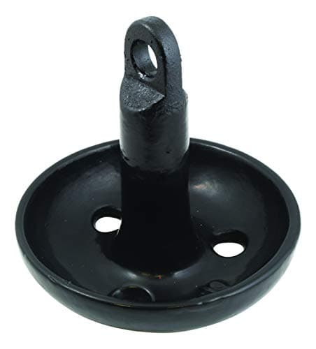 Attwood 9942B1 Solid Cast Iron Mushroom Anchor for Boats and Kayaks - 10 Pounds, Black, PVC-Coated Finish