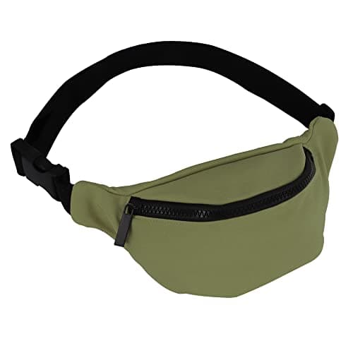 BieFuDan Fanny Pack for Kids,Adjustable Waist Bag for Kids Boys Girls,Cute Fashionable Waist Pack Children's Bum Bag,Sports Workout Traveling Running Carrying Phones Mini Bags (Military Green)