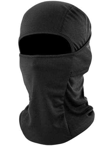 ROXUN Ski Mask Balaclava Shiesty, Motorcycle Football Windproof UV Protector Cooling for Men/Women Black